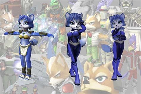 Krystal is an antropomorphic fox. And this is another one legend about her area adventures! The game begins with an action scenes which ends up in Krystal crashing on some hostile planet. Well, hostiles here are ample reptiles but they don't need to kill Krystal - they all want to fuck her instead.